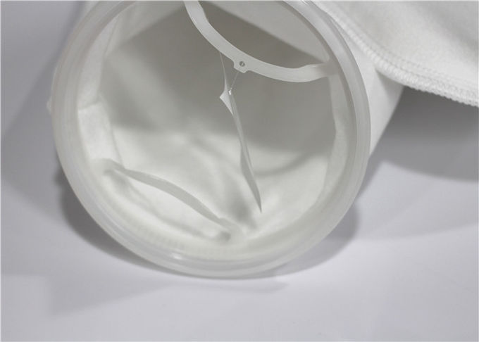 Πετρέλαιο τσάντα φίλτρων 200 μικρού, βιομηχανικό υλικό άσπρο χρώμα πολυεστέρα καλτσών φίλτρων