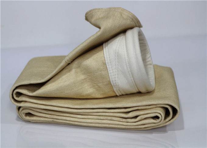 Η υφαμένη τσάντα φίλτρων Aramid, Meta Aramid αισθάνθηκε τη θερμοκρασία εργασίας καλτσών 100-260°C ινών