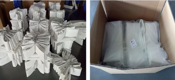 Αισθητή βελόνα τσάντα μεμβρανών Nomex τσαντών φίλτρων Aramid υψηλής αποδοτικότητας στη χαλυβουργία